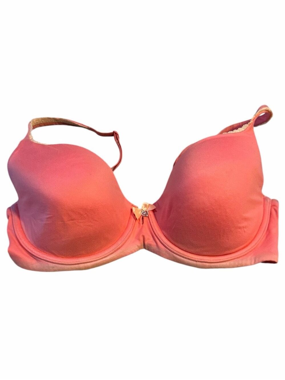 VICTORIA’S SECRET Body by Victoria Lined Demi Bra Coral Pink 34DD